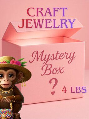 Craft Mystery Jewelry Lot 4 lbs
